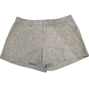 GAP City Shorts Blue‎ Chambray Casual Everyday Shorts Women's Size 8 NWOT